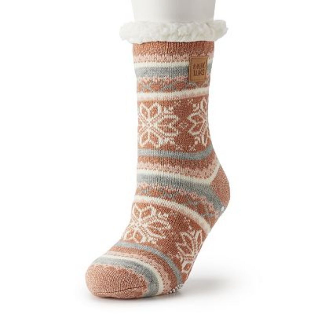 Women's MUK LUKS Patterned Cabin Slipper Socksby MUK LUKS